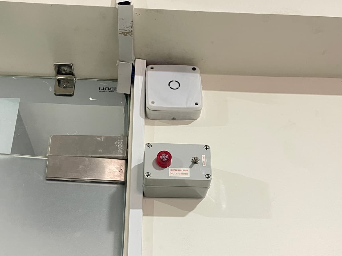 GCR Archival Facility integrated alarm system for environmental control